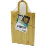 Belirtilmemiş DİKDÖRTGEN=22X38CM Ahşap Bambu Kesim Panosu - Kesme Tahtasi Oval Kulplu (5047)