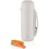 Belirtilmemiş Diller Vagonlife Çelik Matara D9063 1260ML Beyaz Çift Cidarlı Termos