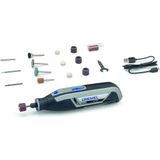 Belirtilmemiş Dremel 7760 Lite Akülü Çok Amaçlı El Motoru, 15 Aksesuarlı