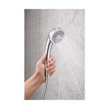 Belirtilmemiş Duş Başlığı Seti 150 cm Hortumlu, 7.5 cm Başlık Çapı, 21 cm Krom Saplı El Duşu, Esnek Plastik Hortum, Paslanmaz Çelik Bağlantı, Basınç Artırıcı Duş Başlığı