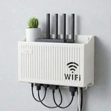 Belirtilmemiş Duvar Tipi Wi-Fi Modem Saklama Kutusu(Beyaz) – Kablo Düzenleyici Router Raf Organizer (5047)