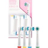 Belirtilmemiş EB62-X Hassas Bakım Diş Fırçası Yedek Başlığı, Oral-B ile Uyumlu, Ultra Ince Kıllar, Hassas Diş ve