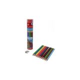 Belirtilmemiş Faber-Castell Kuru Boya Kalemi, Kırmızı Metal Tüp Kutu, 12 Renk, Tam Boy, Kalemtıraş Hediyeli, Yumu - 00