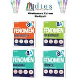 Belirtilmemiş Fenomen 8. Sınıf Matematik-Fen Bil.-Paragraf-Türkçe Soru Bankaları (A Set) ( 4 Kitap )
