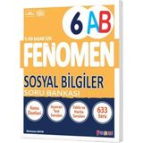 Belirtilmemiş Fenomen Okul Yayınları 6. Sınıf Sosyal Bilgiler A ve B Soru Bankası - Renkli