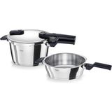 Belirtilmemiş Fissler Vitaquick Glossy Düdüklü Tencere 4,5+2,5 Litre