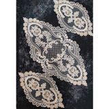Belirtilmemiş Fransız Dantel Yatak Odası Takımı 3 Parça - Gold - 0,6 x 19 x 29 cm - 001-Renkli
