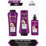 Belirtilmemiş Full Hair Wonder Dökülme Karşıtı Şampuan 400ML Saç Kremi 360ML Saç Serumu 100 ml