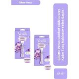 Belirtilmemiş Gillette Venus Comfort Glide Breeze Kadın Tıraş Makinesi + Yedek Başlık X2 2'li Set Özellikli