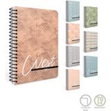 Belirtilmemiş Gıpta West Not Defteri Spralli Sert Kapak 17X24 Cm 120 Yaprak Çizgili 7830 (Karışık Renk, 1 Adet)