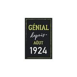 Belirtilmemiş Génial Depuis Aôut 1924: Joyeux Anniversaire 98 Ans| Idée Cadeau Personnalisé Pour Homme Et Femme D