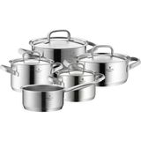 Belirtilmemiş Gourmet Plus Indüksiyon Tabanlı 5 Parça Çelik Tencere Seti