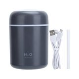 Belirtilmemiş H2O Humidifier Oda Araç Nemlendirici Buhar Makinesi Oda Nem H2O Difizör - Siyah