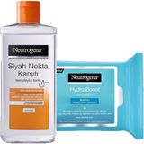 Belirtilmemiş Hydro Boost Makyaj Temizleme Mendili 25' Li ve Siyah Nokta Temizleyici Tonik 200 ml