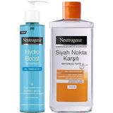 Belirtilmemiş Hydro Boost Water Gel Temizleyici 200 ml ve Siyah Nokta Temizleyici 200 ml