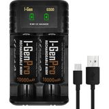 Belirtilmemiş I-Gen Batteries G32D 2’li Aa/aaa/c/d Pil Şarj Aleti + 2 Adet Pro D 10.000 Mah 1.2 V Ni-Mh Şarjlı D Büyük Boy Pil Seti