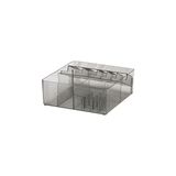 Belirtilmemiş Ikea Çekmece Içi Makyaj Düzenleyici 32X28X10 cm Makyaj Organizeri Füme Renk Bölmeli Kutu