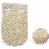 Belirtilmemiş Ilaslan International Kabak Peeling Vücut Temizleyici, Yüz Eksfoliye Edici Pedi, Loufa Eldiveni, Çi