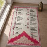 Belirtilmemiş iyico iyico Namaz Kılmayı Öğreten Seccade ( Pembe )