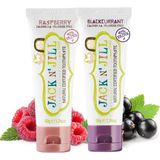 Belirtilmemiş Jack N' Jıll Jack N Jill Doğal Sertifikalı Diş Macunu - Siyah Frenk Üzümlü & Ahududu 2'li Paket (2x
