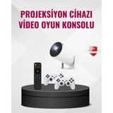 Belirtilmemiş Kablosuz Mini Projeksiyon Oyun Film Için Taşınabilir Ev Sineması