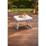 Belirtilmemiş Katlanır Masa Plastik Bahçe Balkon Piknik Masası Taşınabilir Kamp Masası 51 cm 40 En Katlanabilir Portatif Masa Beyaz Xl L M Uyumlu