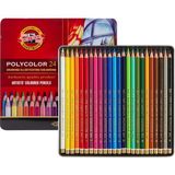 Belirtilmemiş Koh-İ Noor Polycolor Sanatsal Kuru Boya Kalemi 24 Renk Of Artist´S Coloured Pencils 3824 24 - Kırmızı - Yok