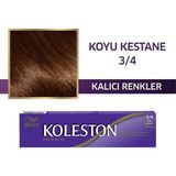 Belirtilmemiş Koleston Single Saç Boyası - 3/4 Koyu Kestane