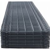 Belirtilmemiş Konsep Panel Çit Sade | Galvanizli Yeşil Çelik Panel Tel Çubuklu - 50cmx250cm - Antrasit - Gri