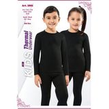 Belirtilmemiş Kota 2005 Kids Thermal Fanila Siyah Termal Fanila Erkek Çocuk Üst İçlik - 7 - 8 Yaş