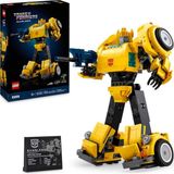 Belirtilmemiş LEGO Icons Transformers Bumblebee 10338, Yetişkinler Için Koleksiyonluk Robot Aksiyon Figürü Yapım