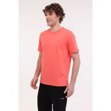 Belirtilmemiş Lumberjack Ct102 C Neck Erkek Pembe Yuvarlak Yaka Tişört - Pembe