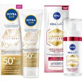 Belirtilmemiş LUMINOUS630 Leke Karşıtı Güneş Koruyucu Yüz Kremi 40ML SPF50 + Yaşlanma ve Leke Karşıtı Serum 30 ml