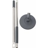 Belirtilmemiş Mandallı Mikrofiber Mop Seti 360° Döner Başlıklı Ayarlanabilir Saplı Yer Temizlik Mopu