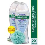 Belirtilmemiş Micellar Care Keten Tohumu Özlü Banyo ve Duş Jeli 500 ml x 2 Adet + Duş Lifi Hediye