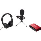Belirtilmemiş Midex Stüdyo Ekipmanları Style Paket-1 BM800 Mikrofon Ses Kartı Stüdyo Kayıt Seti