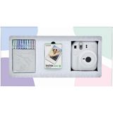 Belirtilmemiş Mini 12 Beyaz Fotoğraf Makinesi 10'lu Film Mandal Bundle Box