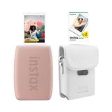 Belirtilmemiş Mini Link 3 Pembe Akıllı Telefon Yazıcısı Beyaz Çanta 20'li Mini Film