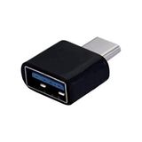 Belirtilmemiş Mini USB Type-C Otg Kablo USB C Otg Çevirici Dönüştürücü Hızlı Şarj ve Uyumlu Modeller İçin - Siyah