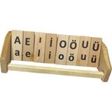 Belirtilmemiş Montessori Ahşap Sesli Harf Öğrenme Seti - Eğitici Okuma Yazma Oyuncağı
