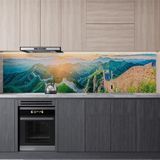 Belirtilmemiş Mutfak Tezgah Arası Folyo Kaplama Folyosu Çin Seddi 60X300 cm - 60 x 300 cm