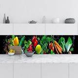 Belirtilmemiş Mutfak Tezgah Arası Folyo Kaplama Folyosu Sebzeler 60X200 cm - 60 x 200 cm