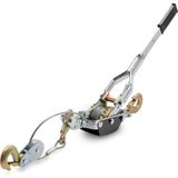 Belirtilmemiş Neiko 02256A Come Along Halatlı Vinç, 5 Ton (4,5 Kg) Çekme Kapasitesi, 3 Ayak, 3 Kanca, Çift Dişli