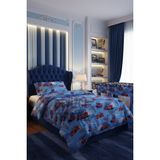 Belirtilmemiş Nevresim Takımı Tek Kişilik Arabalı - 001-Renkli - 100 x 100 cm