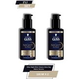 Belirtilmemiş Night Elixir Onarıcı Gece Saç Bakım Serumu 2'li Set