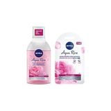 Belirtilmemiş Nivea (Mini Pamuk Hediye) Aqua Makyaj Temizleme Suyu 400 ml + Göz Maskesi Set (1 Adet)