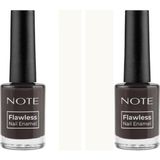 Belirtilmemiş Note Nail Flawless Oje 70 Mystery Night, Siyah (2 Paketi)