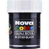 Belirtilmemiş Nova Color Nc-108 Guaj Boya Şişe Siyah (12 Li Paket) - Yok
