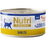 Belirtilmemiş Nutri Feline Pate Tuk Etli Tahılsız Kedi Konservesi 70 gr - Alabalık