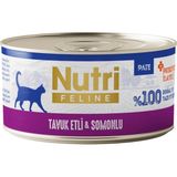 Belirtilmemiş Nutri Feline Tuk Etli ve Somonlu Tahılsız Prebiyotik Ileli Ezme Yetişkin Kedi Konservesi 70GR - Alabalık